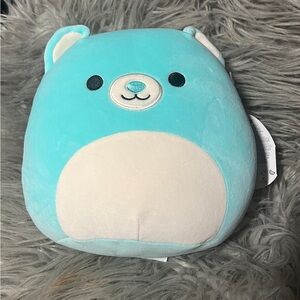 Blue Plush Bear Cushion -  Belinda